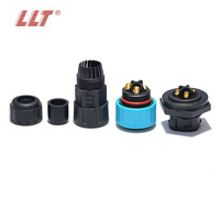 Connecteurs d'alimentation étanches LLT 600V 35A M25 à 4 broches, connecteur rapide push-pull, prise femelle, prise mâle
