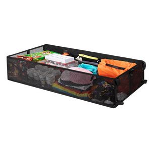Foldable Cargo Net Bag For Golf Cart With Adjustable Straps Polyester Mesh Storage Organizer Trunk Organizer - Product Image 1