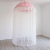 Moustiquaire pliable et respirante pour l'été, idéale pour la randonnée en extérieur et comme lit, avec un design de tente pratique