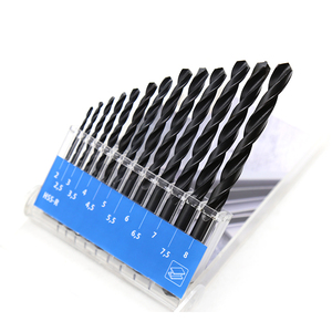 13 pièces 2 ~ 8mm HSS Entièrement Moulu À <span class=keywords><strong>Queue</strong></span> <span class=keywords><strong>Conique</strong></span> Trist Perceuse Hss <span class=keywords><strong>Foret</strong></span> Hélicoïdal Main <span class=keywords><strong>Foret</strong></span> Hélicoïdal - Product Image 2