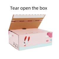 Boîte cadeau en carton ondulé personnalisée de 2 mm d'épaisseur, fermeture magnétique, revêtement UV, matériaux recyclés, gaufrage mat, logo personnalisé, chaussettes