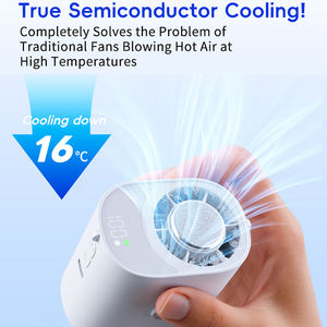 Nouveau ventilateur de poche électrique rechargeable, mini-refroidisseur d'air, silencieux, étanche, portable, avec clip ceinture, ventilateurs turbo - Product Image 5