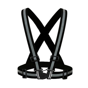 Hi VIS vành đai đàn hồi an toàn cảnh báo chạy có thể điều chỉnh phản quang an toàn vest vành đai - Product Image 4