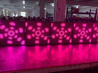 Retroiluminación LED RGB DMX512 de Alta Calidad Comercial para Pantallas de Fondo en Centros Comerciales