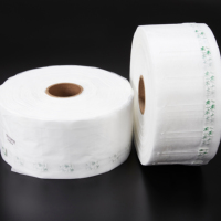 WOOSHIN FA&T 120mm PLA Vliesstoff Teebeutel Filterfaden Pyramidenform Biologisch Abbaubar Umweltfreundlicher Tee-Infuser für Losen Tee