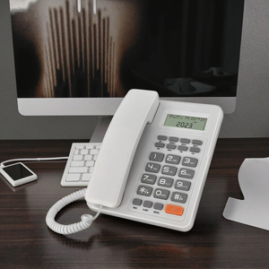 Dịch vụ khẩn cấp tù điện tiết kiệm 32 cuộc gọi đến Bộ nhớ 9 cuộc gọi đi bộ nhớ Analog trả lời điện thoại - Product Image 3