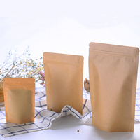 25g 50g 100g Les sacs en papier pour l'emballage de thé tiennent la poche avec la tirette