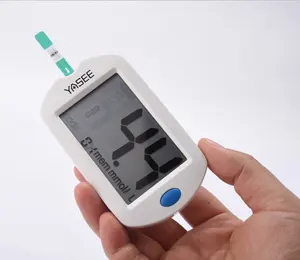 Bloedglucose-Analysator Glukosa Darah Meter dengan Strip Tes Mesin Glukosa Diabetes