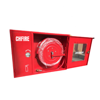 Boîte à enrouleur de tuyau d'incendie combinée pour la sécurité incendie, armoire de protection incendie