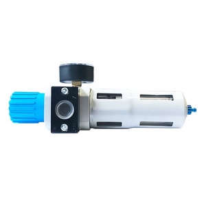 Série de filtres-régulateurs-lubrificateurs pneumatiques en aluminium à montage mural 1/4'' 1/2'' 1/G pour unités de climatisation et pièces pneumatiques - Product Image 3