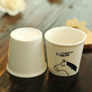 Ceramic <b>Cup</b> Cartoon Design 10pcs <b>Set</b> For Coffee Tea Home Use Gift Mugs - Product Image 2