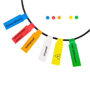 Étiquettes de câbles et de fils en PVC imperméable A4, adhésives, imprimables, pour la gestion des câbles - Product Image 1