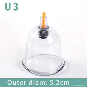 Baoyi U3 – Ventouses incurvées certifiées CE pour la thérapie traditionnelle chinoise par ventouses, <span class=keywords><strong>Hijama</strong></span>, physiothérapie faciale et articulaire - Product Image 2