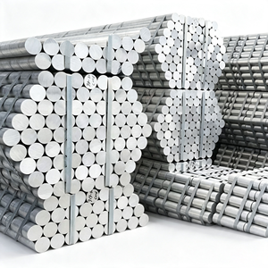 Barre en aluminium extrudé à chaud en alliage 6061 6063 T6, diamètres 5mm, 8mm, 10mm - Product Image 2