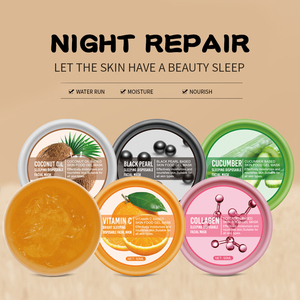 Masque de nuit en gel au collagène et à la Centella pour le visage, soin éclaircissant bio OEM - Product Image 6