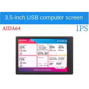 Monitor tipo C de 3,5 pulgadas, pantalla secundaria, conexión USB directa al ordenador, pantalla IPS de alta definición, <span class=keywords><strong>Aida64</strong></span> - Product Image 5