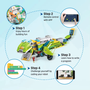 Kit robot, programme <span class=keywords><strong>de</strong></span> robotique éducatif, éducation STEM, jouet robot à assembler, éducation des enfants, jeu créatif DIY pour enfants - Product Image 3