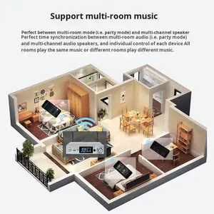 High-Power audiofiele thuis-<span class=keywords><strong>WiFi</strong></span> voor lossless decoder 2.1-kanaals aluminiumlegering versterker met USB hoge bas China - Product Image 3