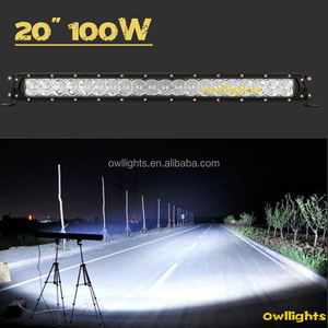 Barre lumineuse <span class=keywords><strong>LED</strong></span> tout-terrain de 20 pouces, 100w, 4x4, couleur ambre, pièces détachées, pour camions - Product Image 2