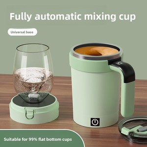 Wholesale Portable Modern Automatic Stirring Coffee <b>Mug</b> with Stainless Steel USB Rechargeable Vacuum <b>Insulated</b> for Hot Drinks - Product Image 2