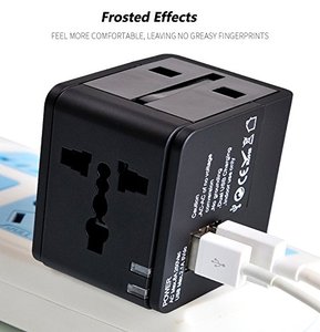 Adaptateur secteur de voyage HHT-148 2USB 5V 2.1A avec prise US UK AUS EU - Product Image 6