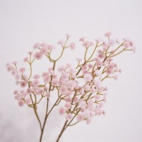 Retro Herfst Kunstmatige Baby's Breath Realistische Zijden Real Touch Thanksgiving Tafeldecoratie Boerderij Homestay Vaas Arrangement