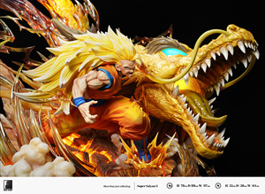 Anime giappone GK LS. Action figure Super three Goku S per la collezione - Product Image 6