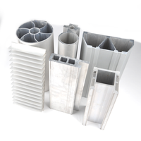 Profilé en aluminium extrudé anodisé 6063T5 à rainures en T, design moderne, pour plaque d'extrusion en aluminium