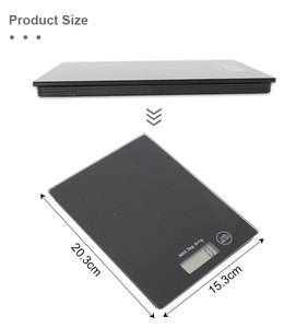 Báscula electrónica digital de vidrio para superficie de vidrio, balanza de cocina con pantalla de LCD - Product Image 3