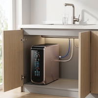 Système de filtration d'eau par osmose inverse sans réservoir 1000 GPD à haut débit avec écran tactile sous évier