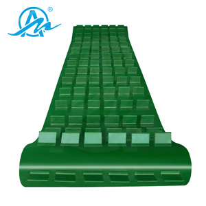 Sabuk konveyor kualitas tinggi sabuk konveyor Pvc hijau ditambahkan dengan cleat - Product Image 2