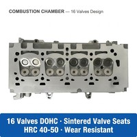 Ensemble de culasse K4M 7701473353 7701471364 Renault Clio II III Megane I Kangoo Laguna Scenic Symbol 1.6 16V Nissan Almera