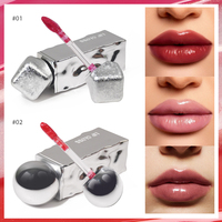 Vente en gros CC36535 Brillant à lèvres aux herbes 5ml Gel hydratant volumateur Mat longue durée 5g Étiquetage personnalisé Galvanoplastie Lip