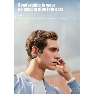 Fone de Ouvido Esportivo Sem Fio TWS G02 IPX7 à Prova D'água com Suporte para Cartão TF e Reprodução MP3, Fone de Condução Óssea <span class=keywords><strong>Bluetooth</strong></span> Elástico e Macio - Product Image 4
