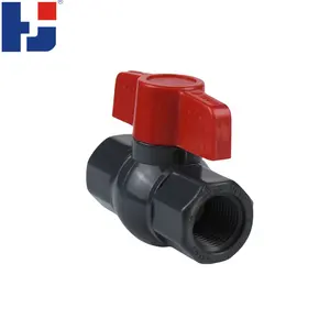 HJ High Quality Original Factory Export UPVC Pipe And Fittings Plastic Thread Socket Octagonal Ball Valve