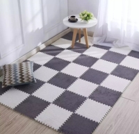 Tapis de puzzle en mousse EVA personnalisé, tapis en fourrure, tapis de puzzle en mousse pelucheuse