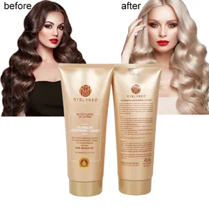 Crema di candeggina per capelli biondi corea italia professionale salone di capelli fornitore all'ingrosso tinture per capelli candeggina