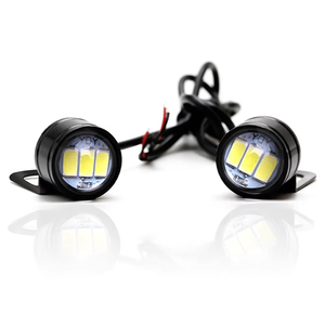 ไฟขับขี่มอเตอร์ไซค์ LED 2 ชิ้น ไฟสโตรบแบบตาเหยี่ยว ไฟตัดหมอก ไฟหน้าเสริม 12V สีฟ้า ขาว แดง เหลือง - Product Image 2