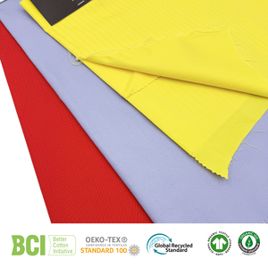 Tissu pour vêtements de travail GRS BCI <span class=keywords><strong>OCS</strong></span> 130x70 antistatique 65% polyester 35% coton sergé 155GSM avec finition anti-salissure - Product Image 4