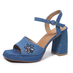 Zapatos de Tacón Alto con Correa en el Tobillo, Estilo Elegante, Punta Cerrada, Estilo Francés, para Mujer - Product Image 1