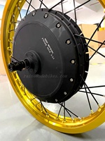 Kit de conversion de moto électrique QS273 3.5T 5T 120 km/h, moteur Qs 72v8000w avec batterie 72v40ah en option