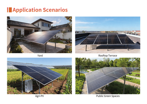 5kW 8kWh Hybrid <b>Solar</b> Energy Storage System All in One PV <b>Generator</b> with Ground Mounting Kit for Home - Product Image 6
