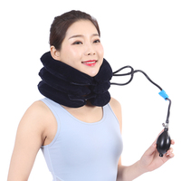 Civière de cou Gonflable Air Cou Appareil De Traction Dispositif Doux Cou Cervical Collier Oreiller Douleur Stress Soulagement De La Douleur Tracteur