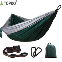 TOPKO-hamac portable confortable avec logo et couleur personnalisé de haute qualité, balançoire de patio, hamacs de camping en plein air, Offre Spéciale populaire
