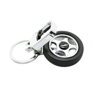 Personalizef Tùy Chỉnh Làm Cho Riêng Bạn 3d Charm Mini Silicon Mềm Pvc Lốp Xe Bánh Xe Keyring Tiêm 2021 Pvc Cao Su Lốp <span class=keywords><strong>Keychain</strong></span> - Product Image 2