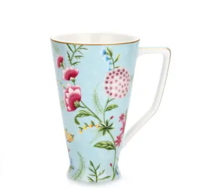 中国制造的Whosale可定制古代趋势陶瓷瓷器高容量咖啡杯瓷杯