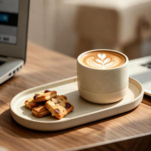 <span class=keywords><strong>Mug</strong></span> <span class=keywords><strong>à</strong></span> café en céramique mouchetée Kingze avec logo <span class=keywords><strong>personnalisé</strong></span>, 230 ml, tasses réutilisables, écologiques, pour café et usage domestique - Product Image 2