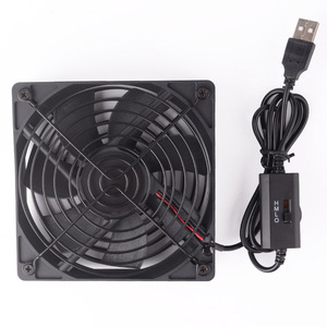 Ventilador USB DC Sanonda de 120x120x25mm con controlador de velocidad para refrigeración de servidores - Product Image 3