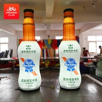 Bouteilles de bière et de vin gonflables publicitaires personnalisées à 360 degrés pour des fins marketing, bouteille de bière gonflable pour la promotion