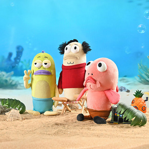 Peluche originale Sp bob Beechburg Residents Passers-by Fish Ugly Fish Funny, en polyester, 31cm-50cm, idéale comme cadeau - Product Image 1